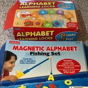 Magnetic Alphabet Fishing Set - Multicolor